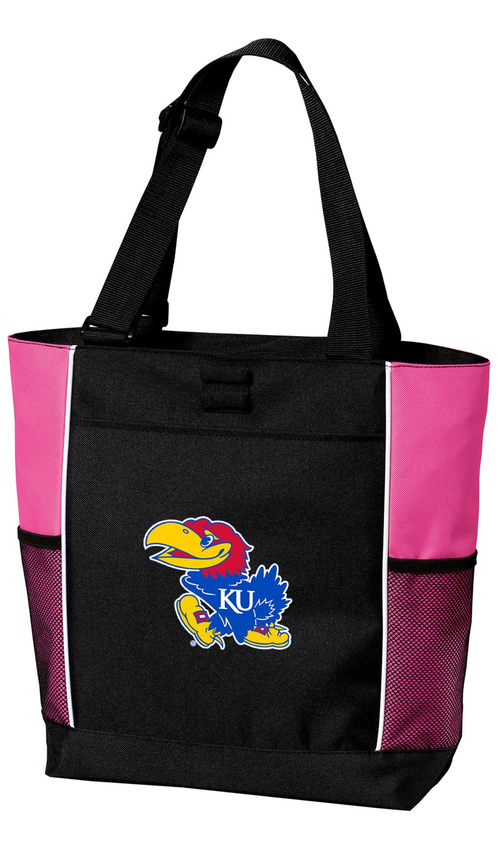 University of Kansas Tote Bag KU Jayhawks Carryall Tote Pink