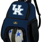 University of Kentucky Soccer Ball Backpack or UK Wildcats Volleyball Sports Gear Bag Navy