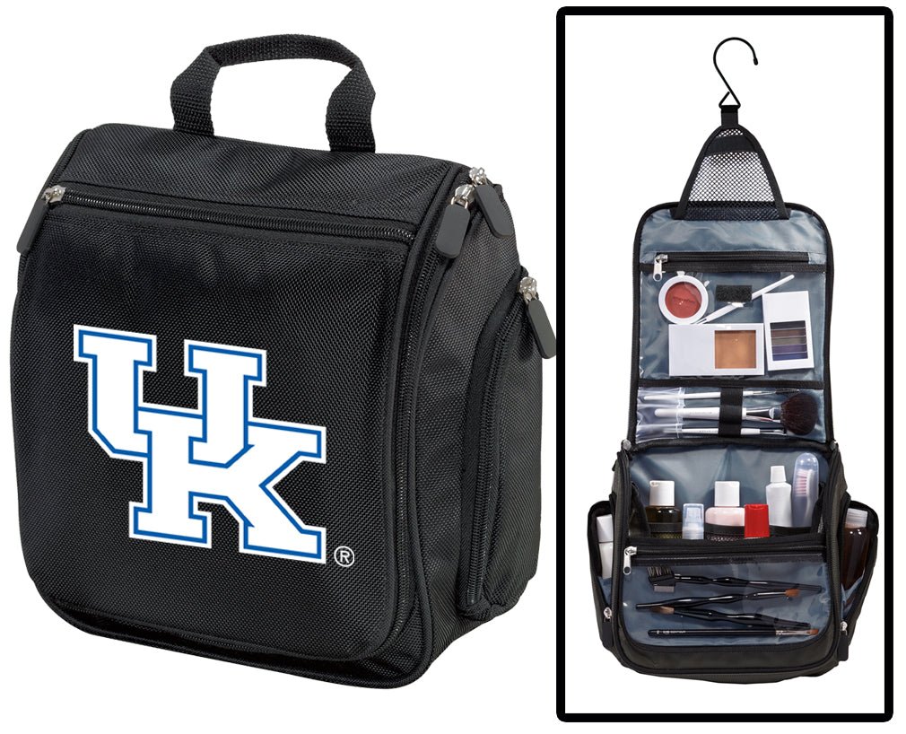 University of Kentucky Toiletry Bag or Mens UK Wildcats Travel Organizer Shaving Kit Black