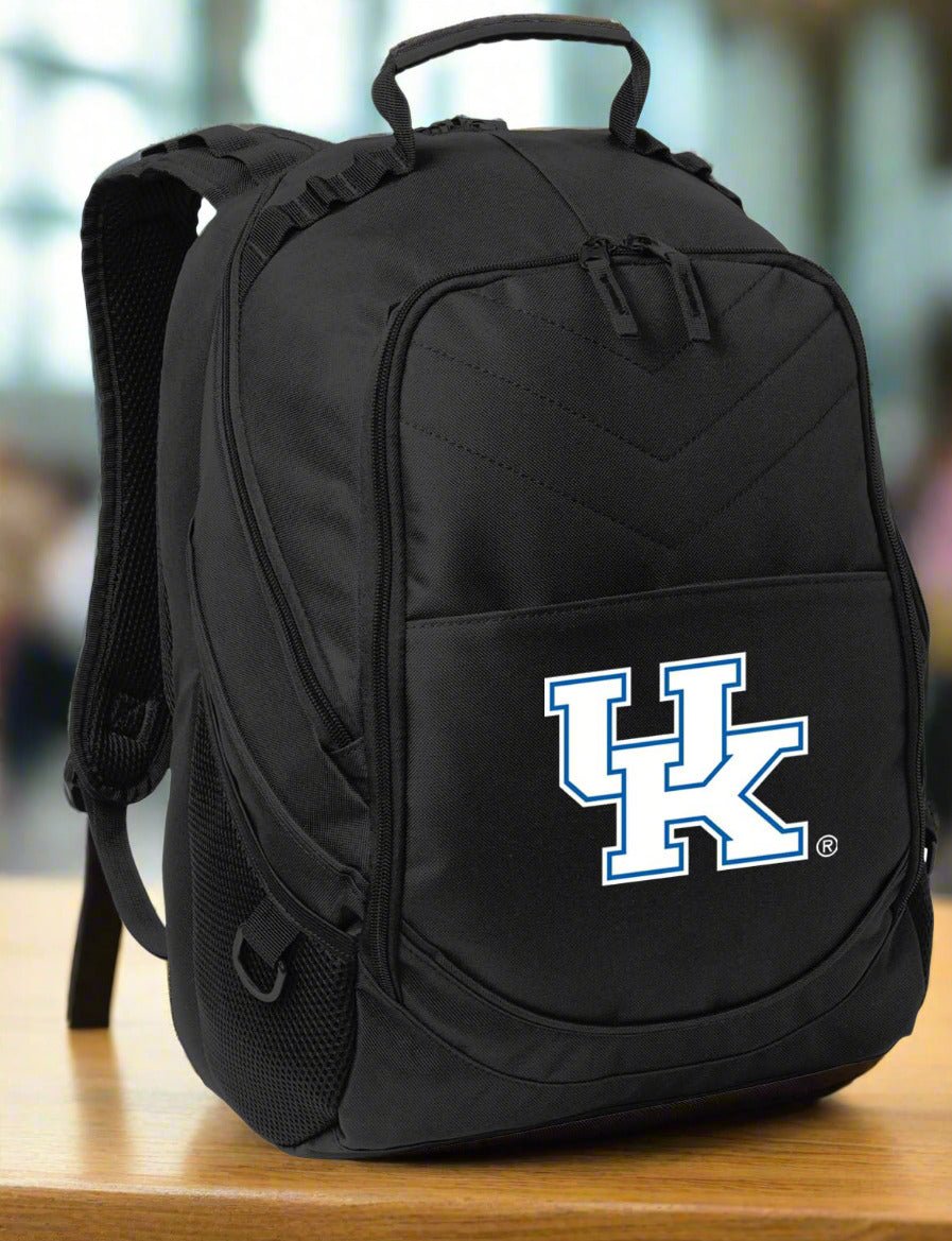 Kentucky Wildcats Laptop Backpack – Official University of Kentucky Bookbag – 17" Laptop Sleeve, NCAA School Gear – 600D Polyester Black