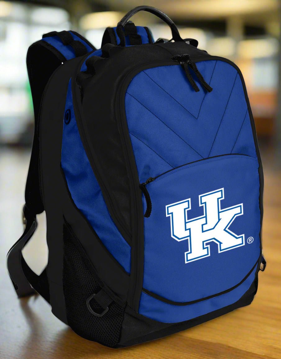 Kentucky Wildcats Laptop Backpack – Official University of Kentucky Bookbag – 17" Laptop Sleeve, NCAA School Gear – 600D Polyester Blue
