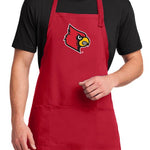 University of Louisville Large Apron Louisville Cardinals Apron - Adjustable with Pockets Red