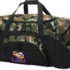 Large LSU Camo Duffel Bag – Official Tigers Gym, Travel & Sports Gear Bag with Shoulder Strap – 600D Polyester