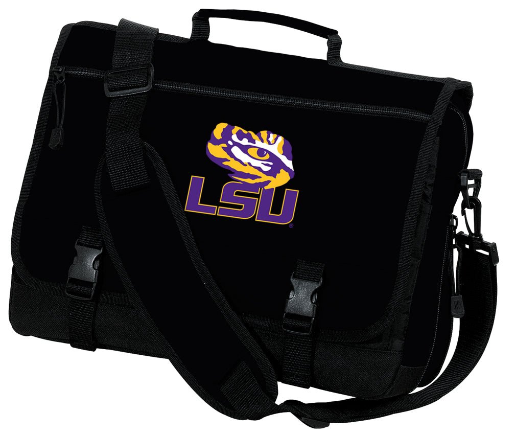 LSU Laptop Computer Bag LSU Tigers Classic Messenger Bag Briefcase