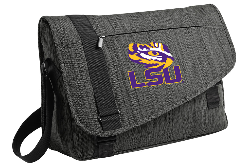 LSU Laptop Computer Bag LSU Tigers Briefcase or Travel Messenger Bag