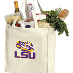 LSU Grocery Shopping Bag LSU Tigers Reusable Cotton Bag