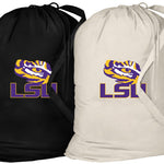 LSU Laundry Bags 2 PC Set LSU Tigers Clothes Bags