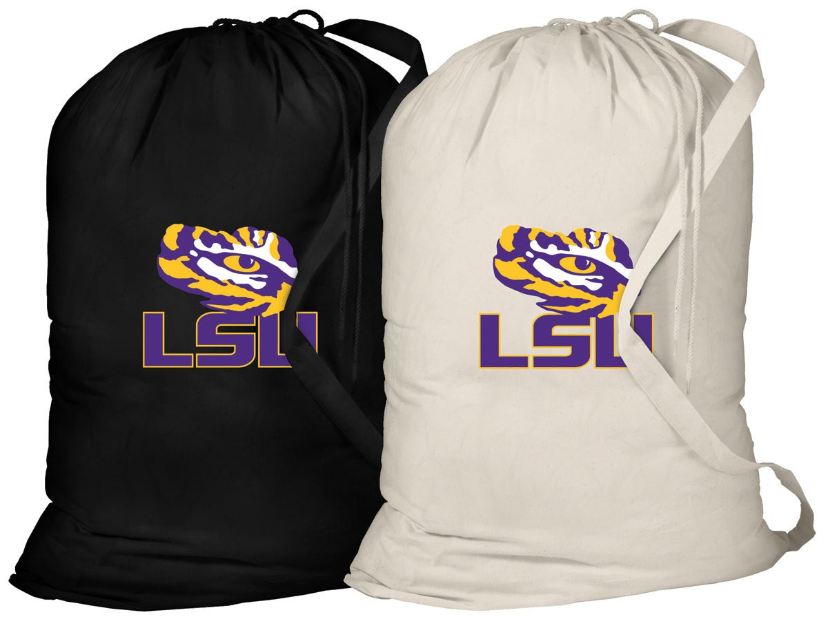 LSU Laundry Bags 2 PC Set LSU Tigers Clothes Bags