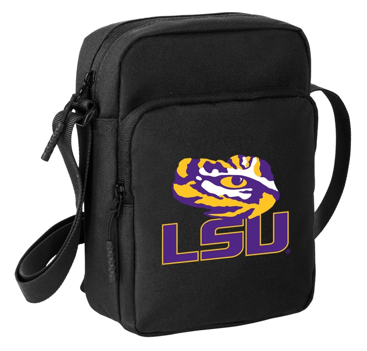 LSU Crossbody Bag LSU Tigers Travel Sling Pack Black