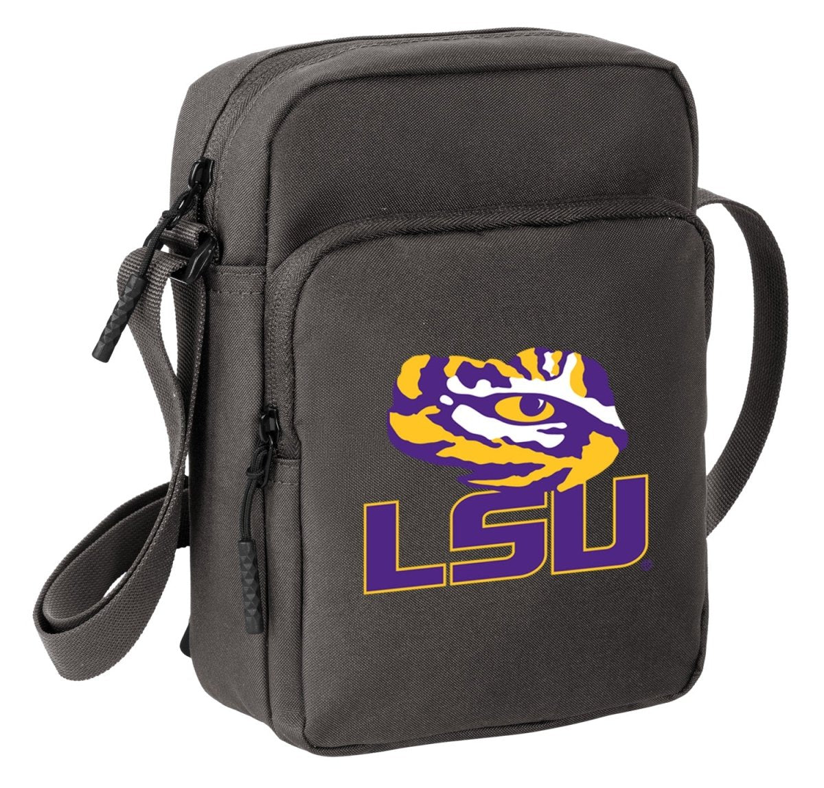 LSU Crossbody Bag LSU Tigers Travel Sling Pack Gray