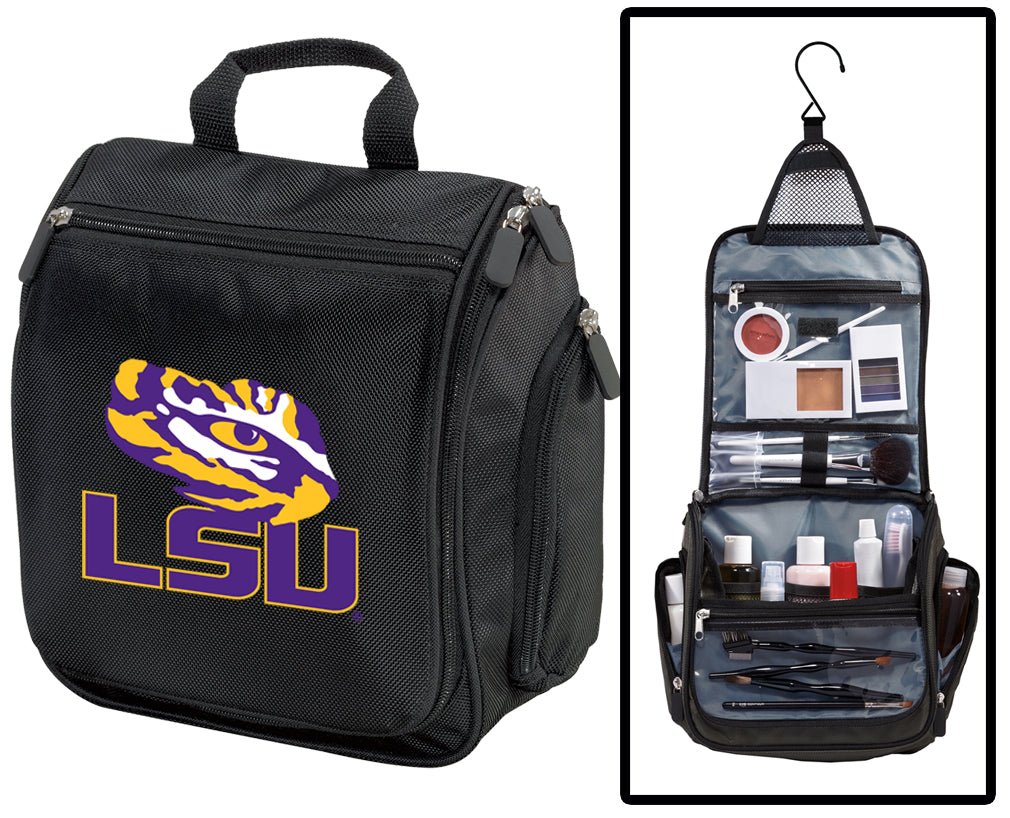 LSU Toiletry Bag or Mens LSU Tigers Travel Shaving Kit Black