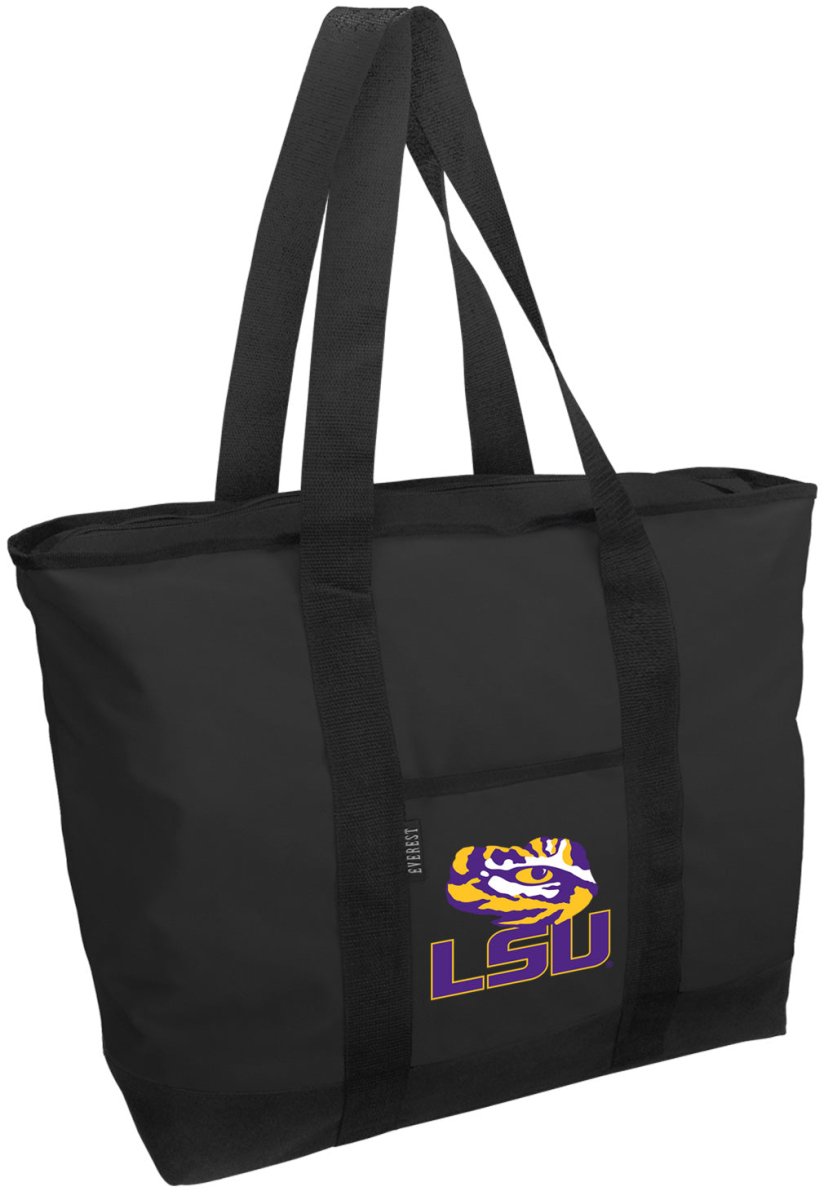 LSU Tote Bag - Large Official LSU Tigers Zippered Carryall