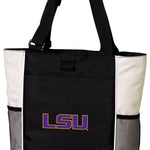 LSU Tigers Tote Bag LSU Carryall Tote White