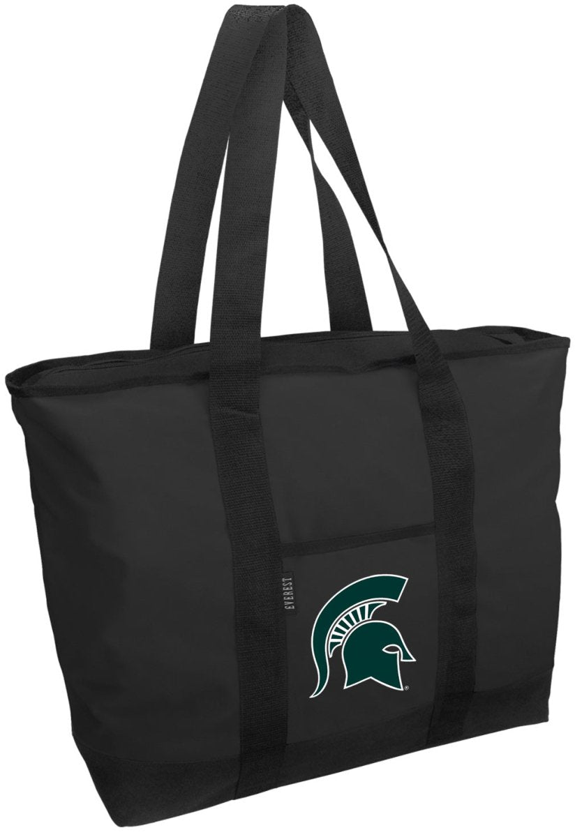 Michigan State Tote Bag - Large MSU Spartans Zippered Carryall