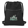 Michigan State Canvas Drawstring Backpack MSU Peace Frog Cotton Cinch Pack Bag