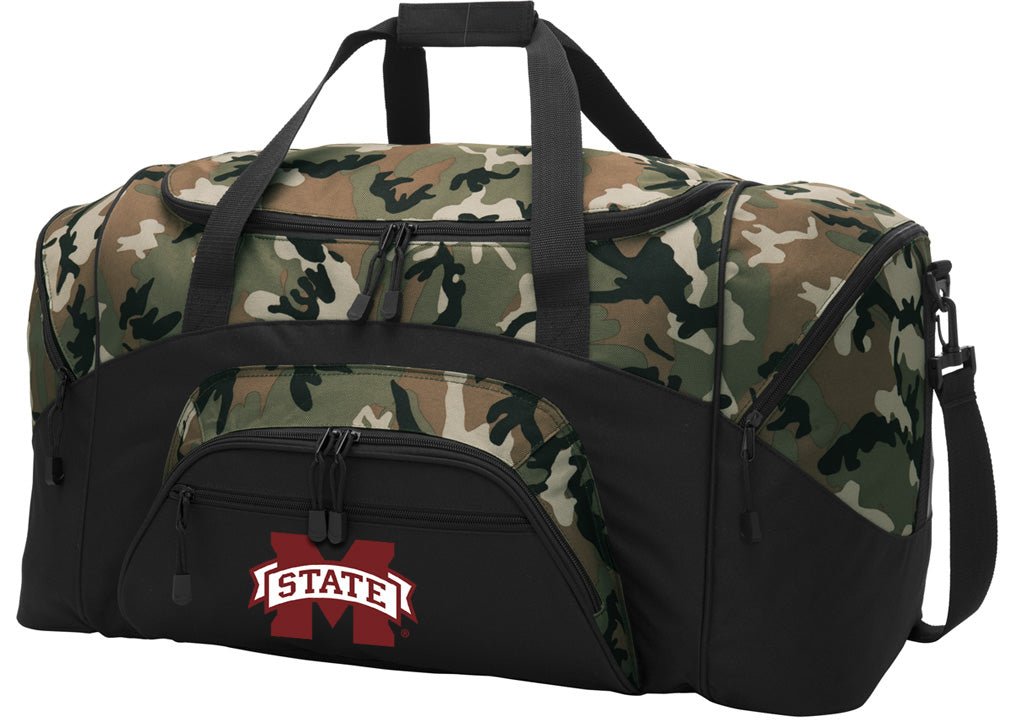 mississippi state gear Mississippi State Camo Duffel Bag MSU Bulldogs GYM Bag