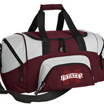 Mississippi State Small Duffel Bag MSU Bulldogs Carryon Suitcase or Gym Bag Maroon