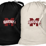 Mississippi State Laundry Bags 2 PC Set MSU Bulldogs Clothes Bags