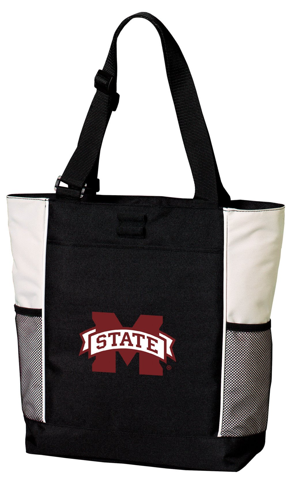 Mississippi State Tote Bag Official MSU Bulldogs Carryall Tote White