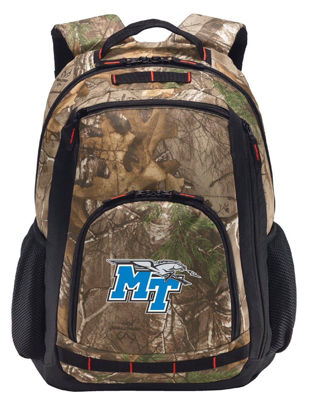 backpack exterior laptop Middle Tennessee Camo Backpack