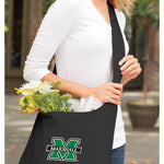 Marshall University Cross Body Bag MU Herd Shoulder Tote Bag - Sling Style Black