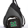 Marshall University Sling Backpack MU Herd Bag with Soccer Ball or Volleyball Bag Sports Gear Compartment Practice Bag
