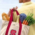 NC State Canvas Tote Bag Classic Tote Red