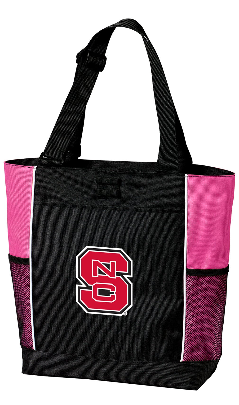 NC State Tote Bag Official NC State Wolfpack Carryall Totes Pink