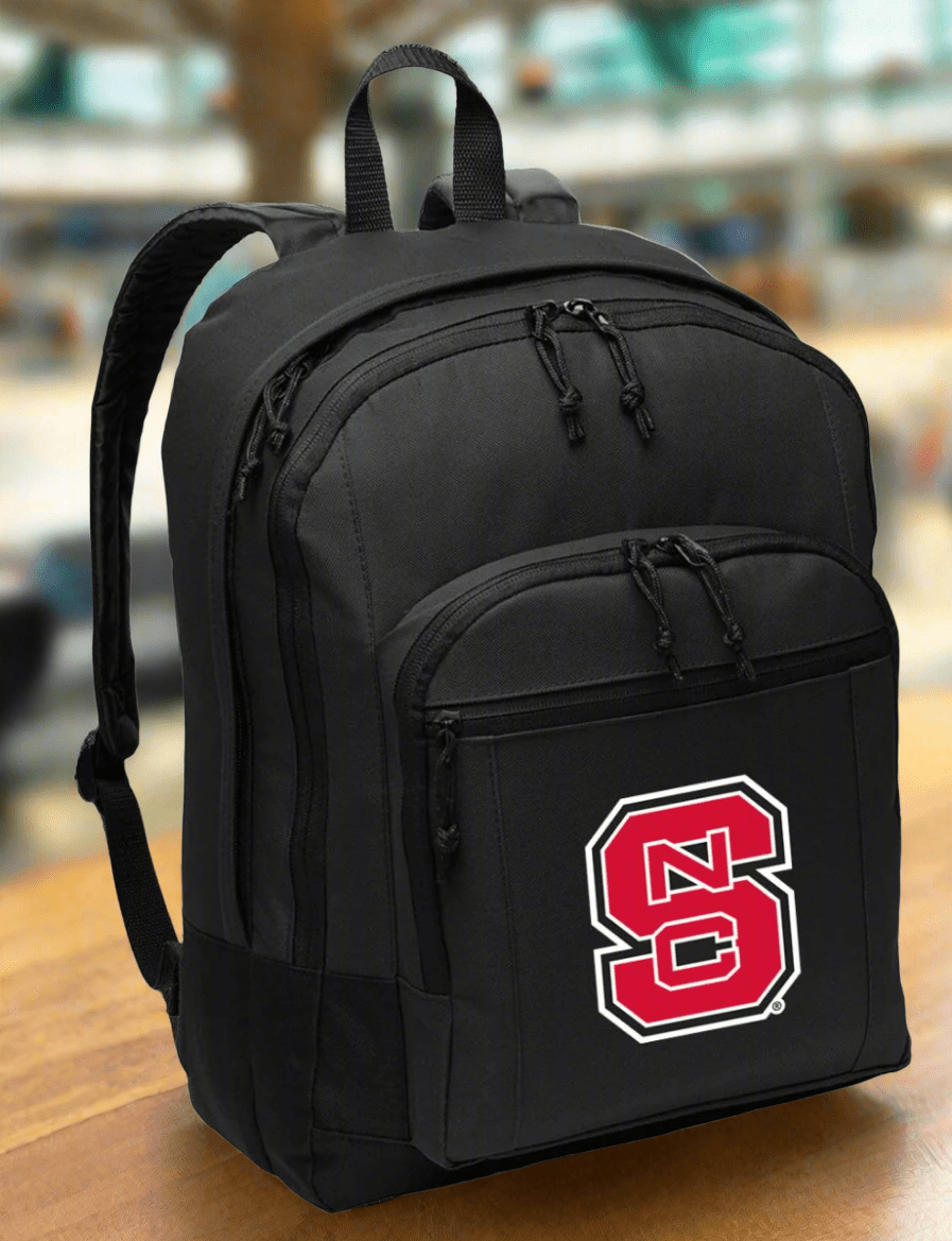 NC State Backpack Wolfpack Medium Classic Style Backpack Black