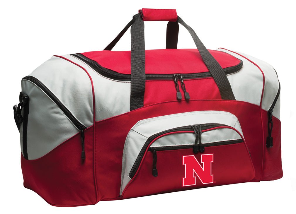 husker gear Broad Bay Nebraska Duffel Bags or Nebraska Luggage, White