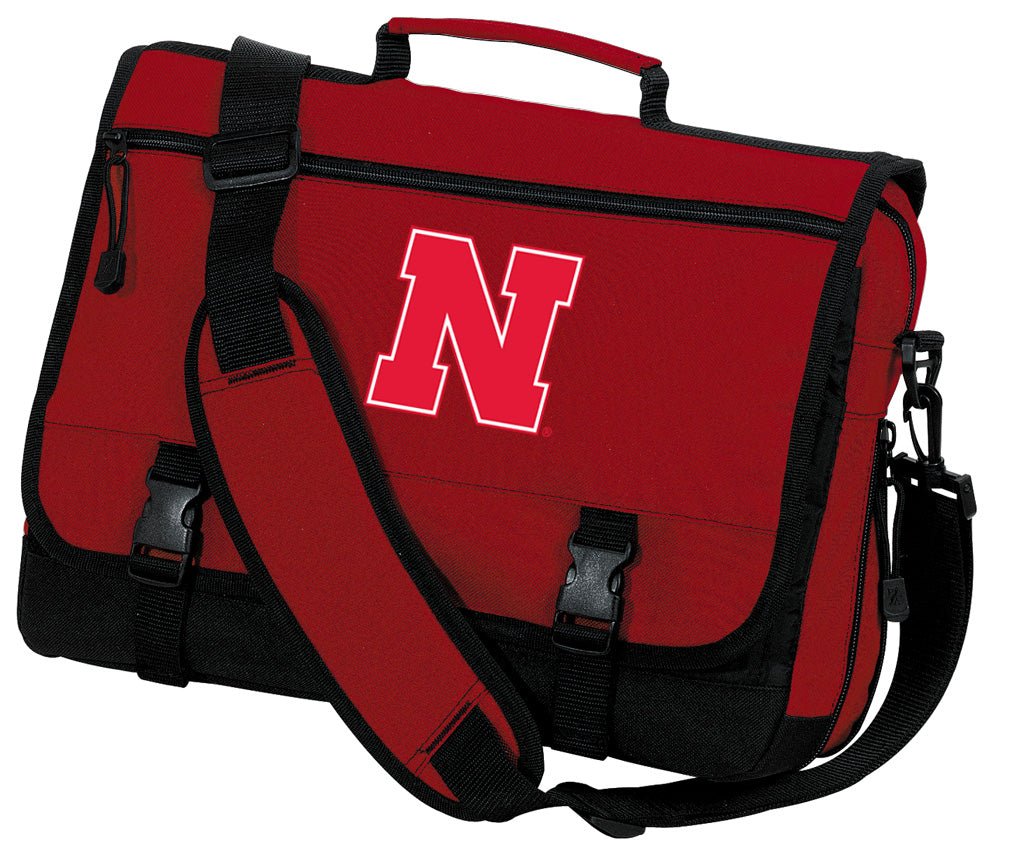 University of Nebraska Computer Bag Classic Laptop Bag Red