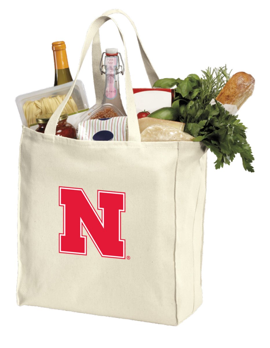 University of Nebraska Grocery Shopping Bag Reusable Cotton Bag