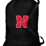 University of Nebraska Laundry Bag Clothes Bag Black