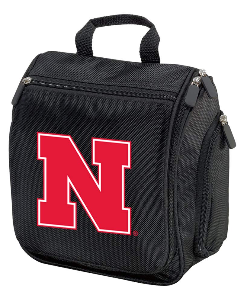 University of Nebraska Toiletry Bag – Official Huskers Travel Organizer for Students, Alumni & Fans Black