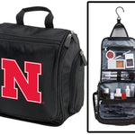 University of Nebraska Toiletry Bag – Official Huskers Travel Organizer for Students, Alumni & Fans Black