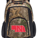 University of Nebraska Logo Camo Backpack Huskers Laptop Computer Backpack
