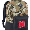 University of Nebraska Camo Backpack Medium Classic Style Backpack