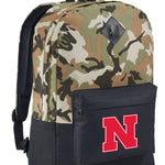 University of Nebraska Camo Backpack Medium Classic Style Backpack
