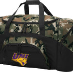 Northern Iowa Camo Duffel Bag – Official Panthers Travel, Gym & Sports Bag with Shoulder Strap – 600D Polyester