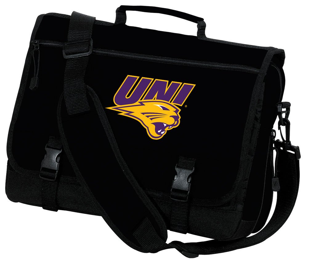 Northern Iowa Laptop Computer Bag UNI Classic Laptop Messenger Bag