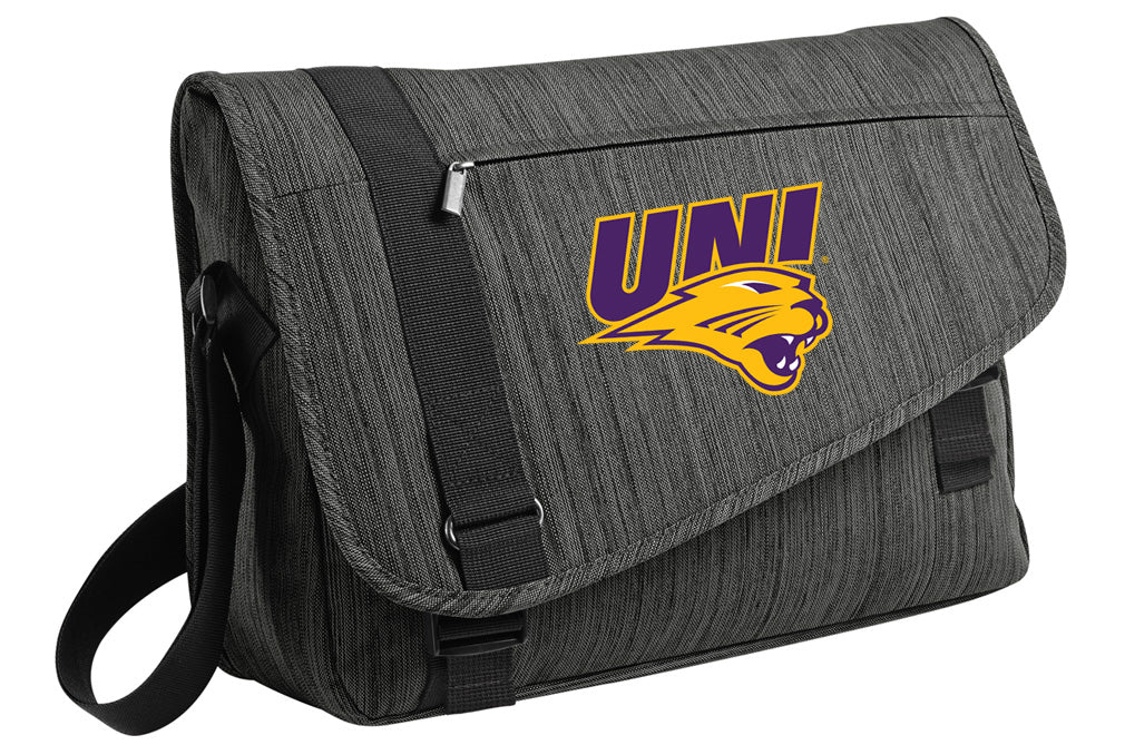 Northern Iowa Laptop Computer Bag UNI Messenger Bag Briefcase
