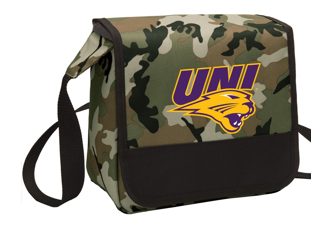 Northern Iowa Lunch Bag UNI Panthers Cooler or Lunchbox Camo