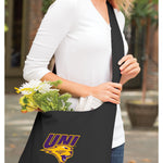 Northern Iowa Cross Body Bag UNI Panthers Shoulder Tote Bag - Sling Style Black
