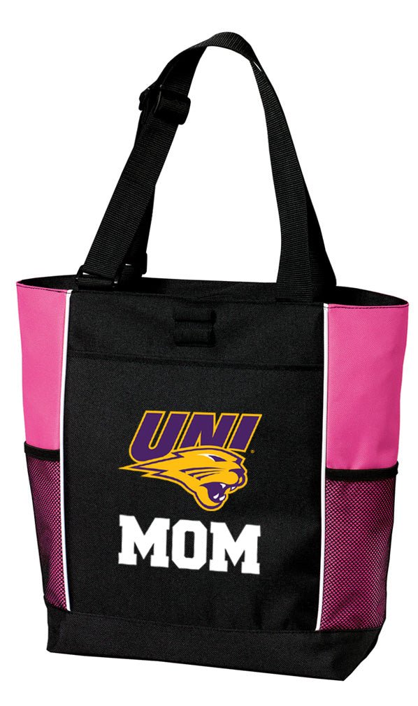 Northern Iowa Tote Bag Official UNI Panthers Carryall Totes Mom on Pink