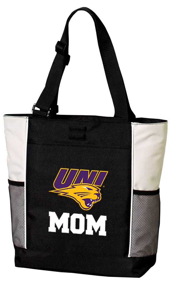 Northern Iowa Tote Bag Official UNI Panthers Carryall Totes Mom on White