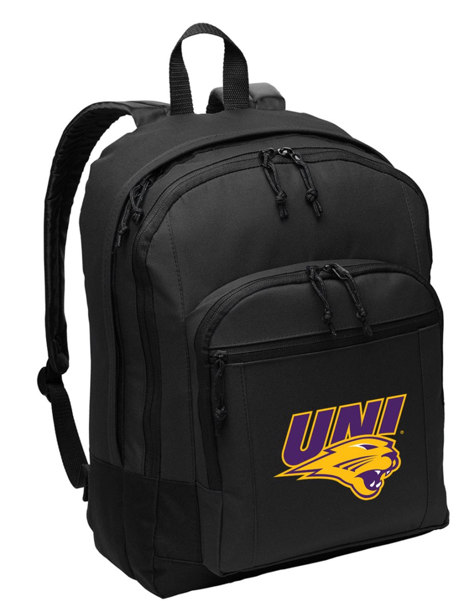 Northern Iowa Backpack UNI Logo Medium Classic Style Backpack
