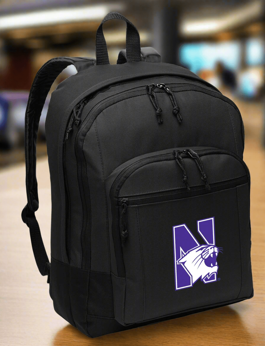 Northwestern University Backpack NU Wildcats Medium Classic Style Backpack