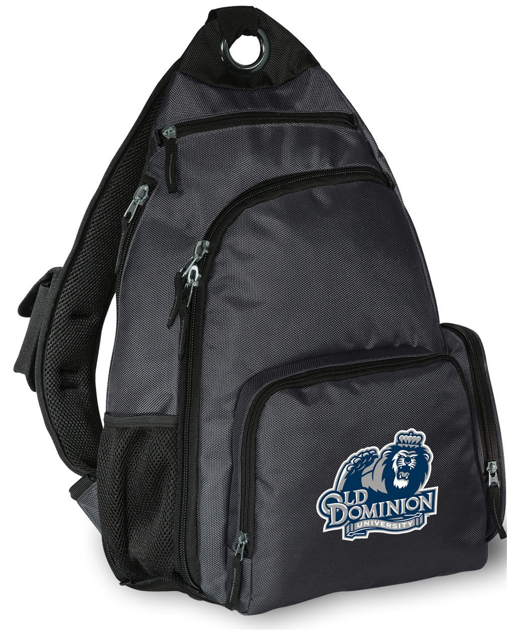 Old Dominion University Sling Backpack ODU Crossbody Bag Gray
