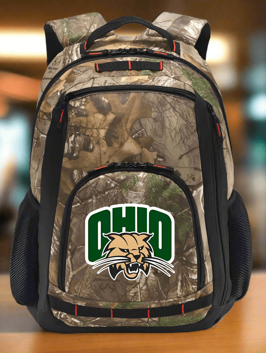 Ohio University Camo Backpack Ohio Bobcats Laptop Computer Backpack