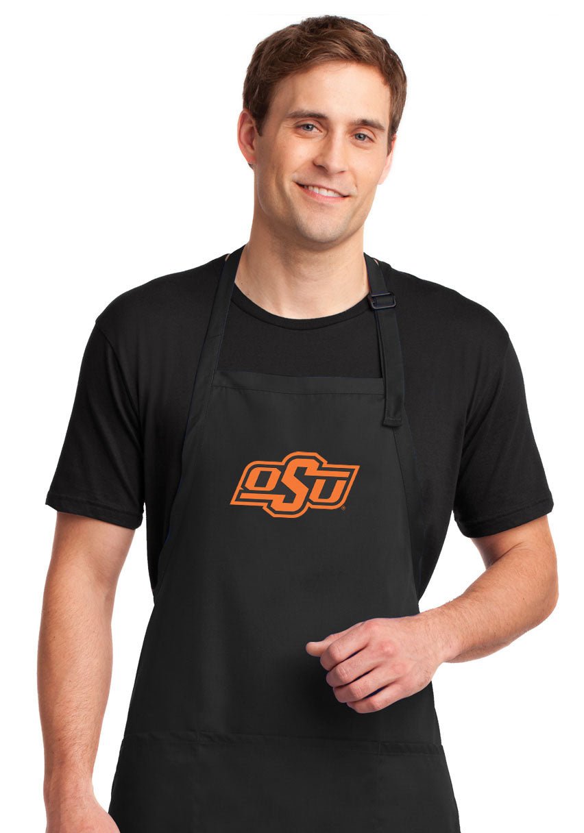 Oklahoma State Apron OSU Cowboys Apron - Stain Resistant Fabric